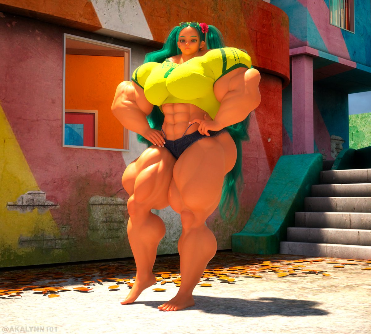 AKALYNN101's tweet photo. 🥳"More Brazilian Miku"🥳
(Commission for my friend @BigGoji1999)
#3d #brazilianhatsunemiku #hatsunemiku #miku #anime #thicc #giantess #musclegrowth #roids #bulk #fmg #fbb #bodybuilder #growth #muscularfemale #comm #commission https://t.co/3Gct7Spo3k