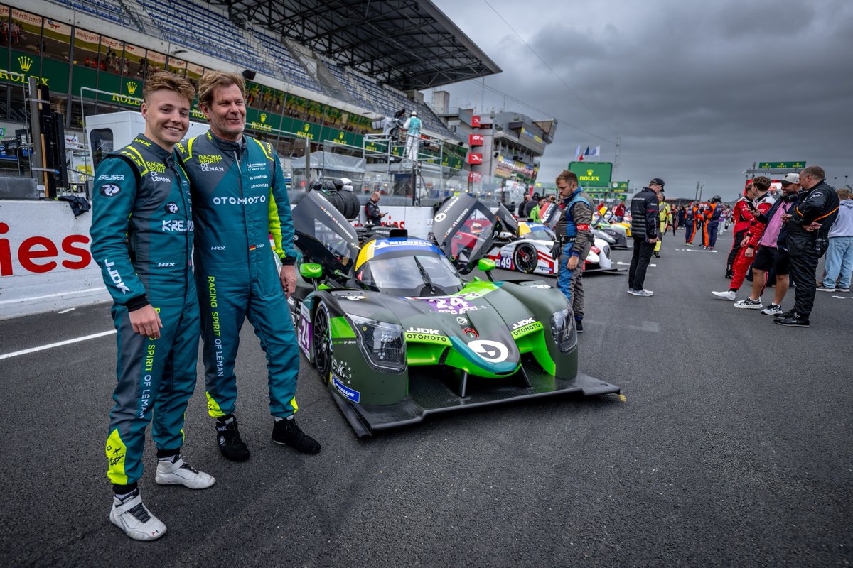 ToshaGewinner's tweet photo. Motorsport can be cruel. Christian started strongly, but a GT3 hit him under braking on lap 2. He kept pushing with a damaged car, but it finally failed 30 seconds before my stint, forcing retirement. Still, Le Mans was incredible. Next stop: Spa https://t.co/zkV4czO2j6