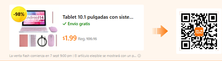 ZonaBloggerSV's tweet photo. 🔥 Haz clic en https://t.co/63bh2PJJbD para conseguir un artículo de precio alto por solo $1.99! 🚀 Esta oferta es demasiado buena para ser verdad, ¡debes actuar rápido o la perderás! 🏃‍♂️💨 ¡Consíguela ahora! https://t.co/ZNNGbOkTI1