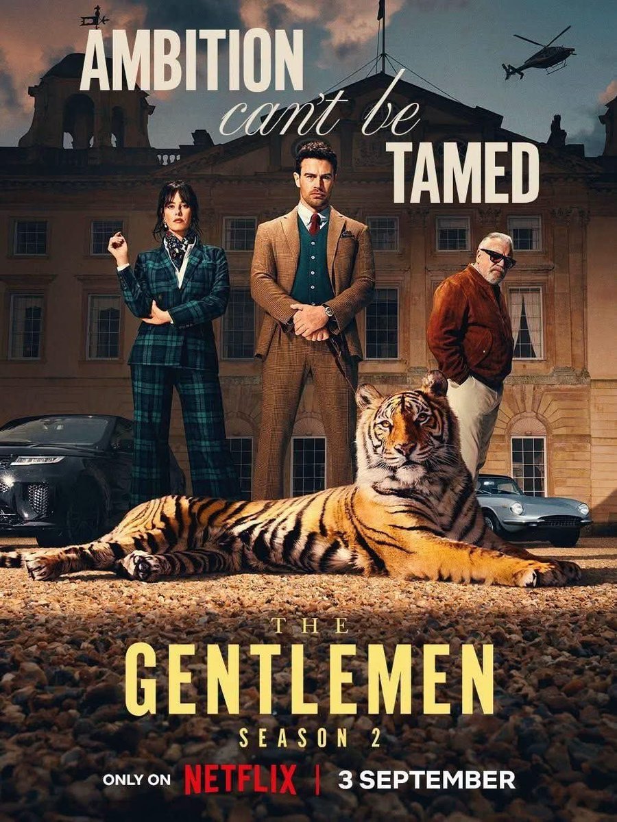 FAlsdyry6114's tweet photo. 🎬 The Gentlemen | الموسم الثاني

عودة جديدة مليئة بالجريمة ، النفوذ والمفاجآت 🔥

يعود ثيو جيمس ، كايا سكوديلاريو وجيانكارلو إسبوزيتو في الموسم الثاني من المسلسل.🩶

📺 العرض: 3 سبتمبر على Netflix. https://t.co/baGyGrBJJU