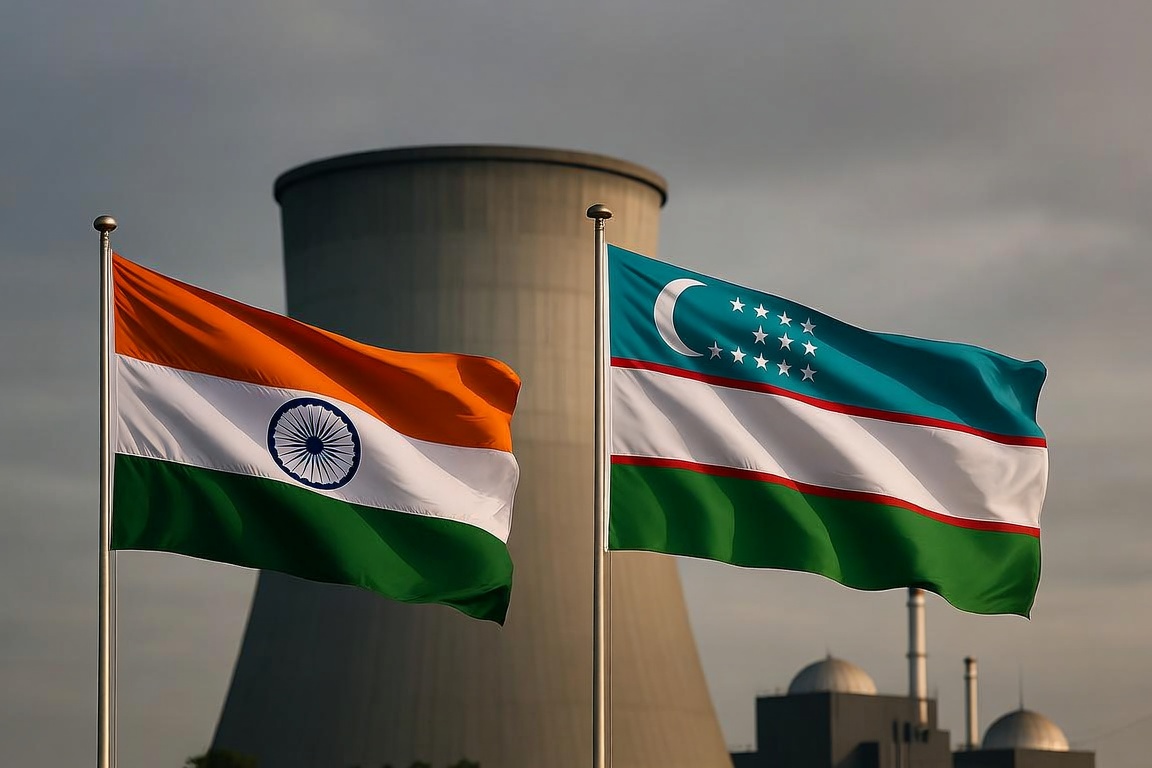uraniuminsider's tweet photo. The nuclear industry’s “I’ll believe it when I see it” approach to India should reassess. They’re not messing around. Kazakhstan, Canada, Australia, and now a major uranium supply agreement with Uzbekistan. The west is running out of time to secure 2030’s uranium supply. https://t.co/78vqtxdk7j
