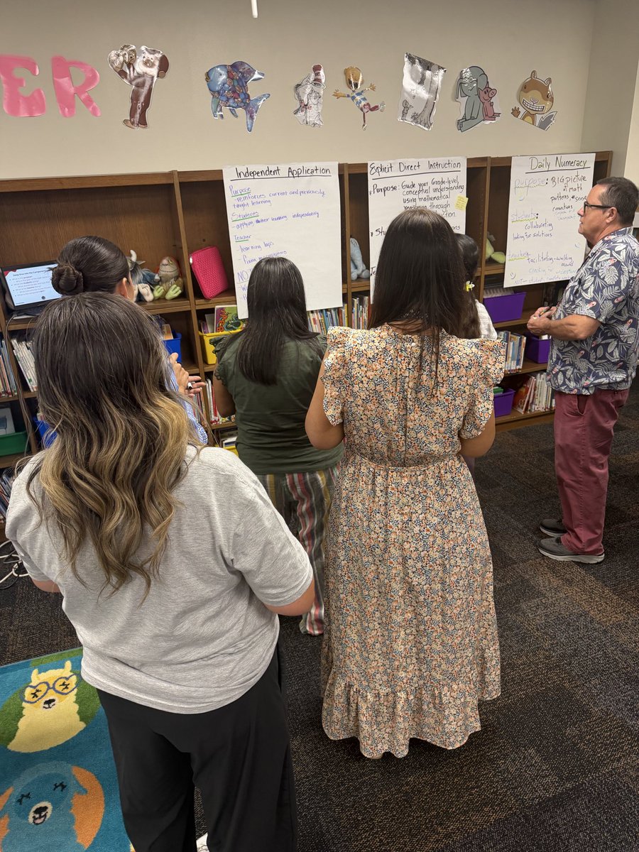 Alaina_Boaz's tweet photo. Kβ5 math teachers dug into the components of the math block at todayβs After the Bell session, focusing on what each component is and how each one helps build confident, capable mathematical thinkers! π³πͺπ»#ExpectExcellence #MidlandISDMath #GrowingMathematicalThinkers https://t.co/zMYH6ndLUc