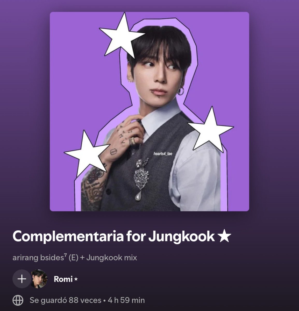 lightjjk's tweet photo. Les dejo este combito por el cumple de jungkook! ★

Swim¹²⁰ + Normal⁴⁰ E + Come over²⁰ + Arirang¹⁰ E + Seven²⁰
(https://t.co/HtaQ2UibAr)

arirang bsides⁷ (E) + Jungkook mix
(https://t.co/c9EADD9rZR)

ACTIVAR CROSSFADE ⭐️ https://t.co/YMKp7Svyth