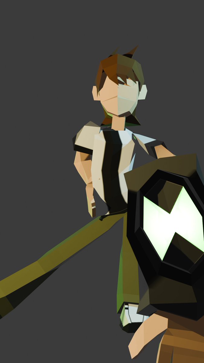 Gumbalder's tweet photo. Ben 10 low poly (rigged)
#rigging #b3d #blender https://t.co/Pb2B9jCHw1
