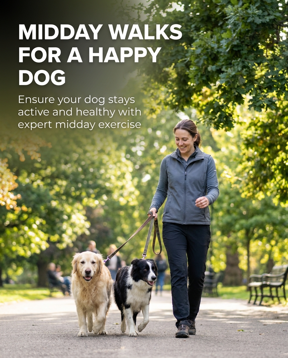 Veterinary_12's tweet photo. Keep your dog active while you're at work. Midday walks offer the essential exercise and routine dogs need to stay healthy and stress-free. Professional care ensures they are happy and tired when you get home. #dogcare #dogaid #dogrescue #dogVeterinary #DogHealth https://t.co/J2Ow6MlF3a