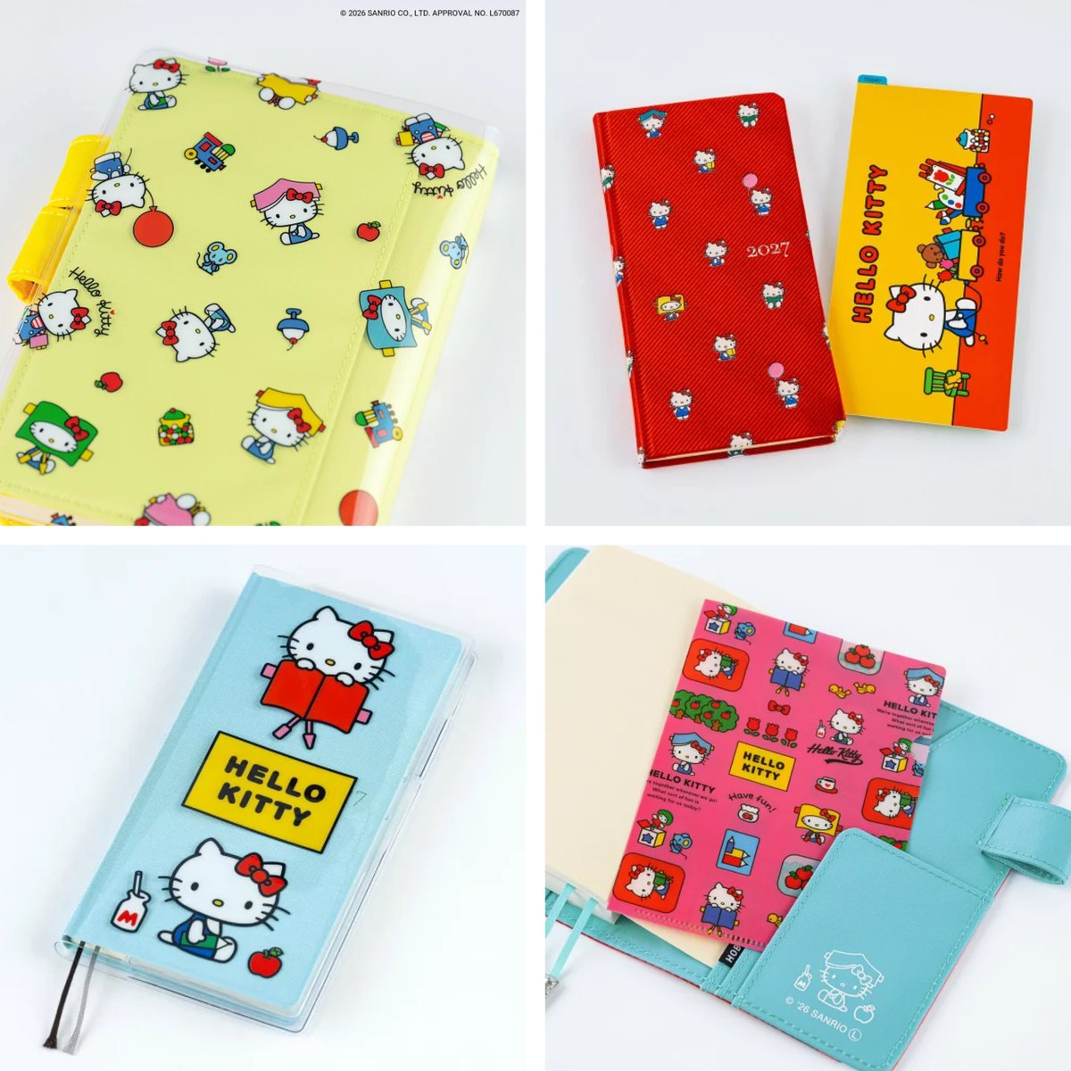 clipnotebook's tweet photo. ほぼ日
ハローキティ コラボ🍎

2027年手帳グッズかわいい…

🔻 ほぼ日楽天公式 #ad 
https://t.co/Mj06KplyLD

午前11時 販売スタート https://t.co/05p8zepl44