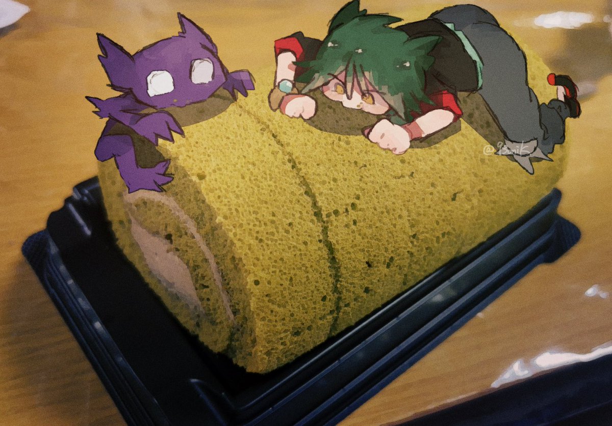 oni9_33's tweet photo. 抹茶ロールケーキを食べました☺️ https://t.co/tSppNq8DdV