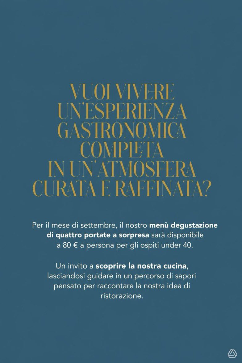 RISTSANGIORGIO's tweet photo. MENU #under40 VIENI A PROVARLO 
RISTORANTE SAN GIORGIO GENOVA 
PRENOTA SUBITO 3479106338 
€ 80 P.P. Bevande escluse 
Menu 4 portate #michelin #michelinstar #bmw #autobi https://t.co/Z50yE6IpZk