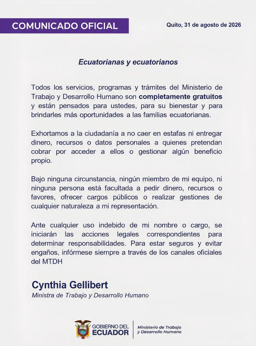 CynthiaGelliber's tweet photo. A la ciudadanía.- https://t.co/7bsyYdjNN5
