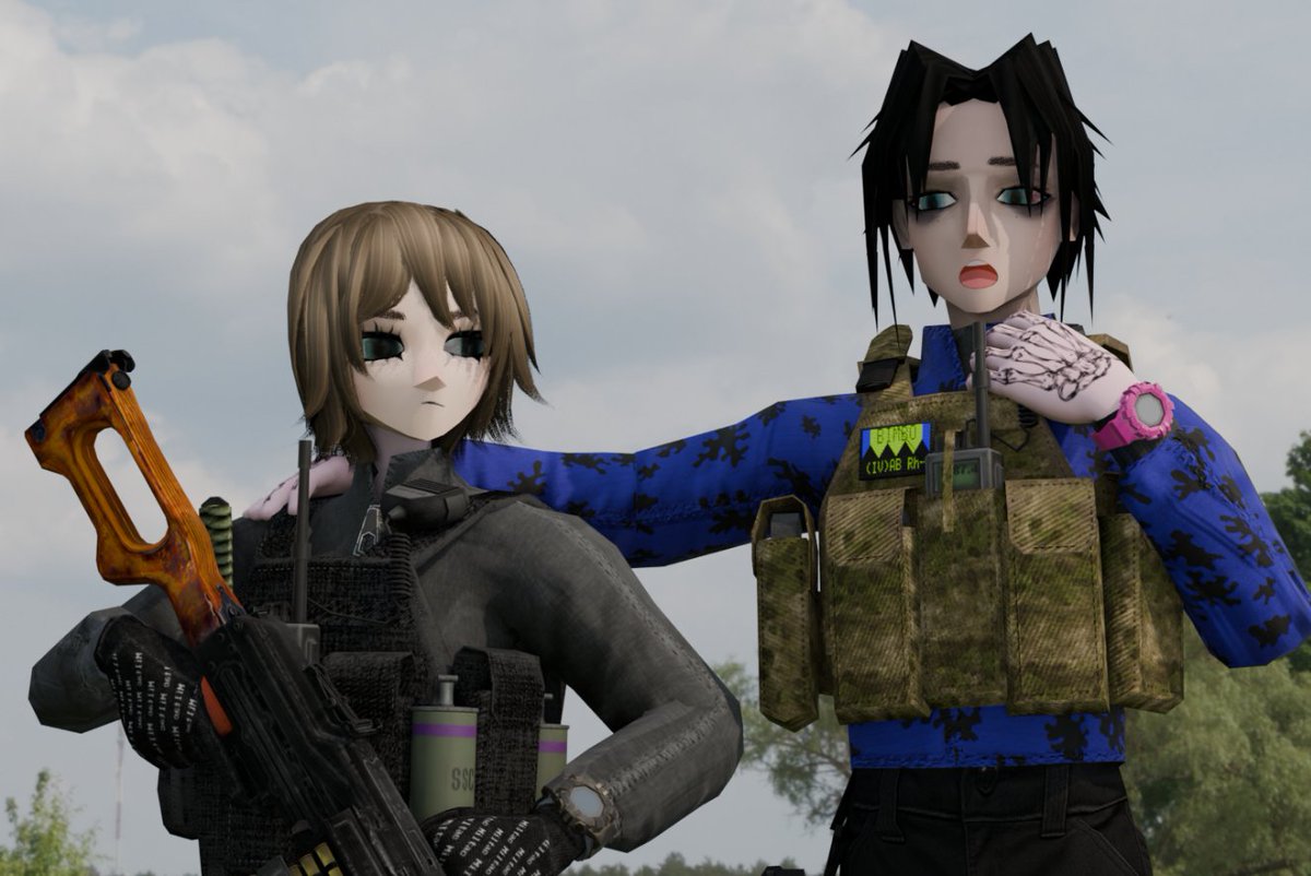 Okopchi's tweet photo. #blender #b3d #anime #3danime #SansaraDream https://t.co/MegGapP5I8