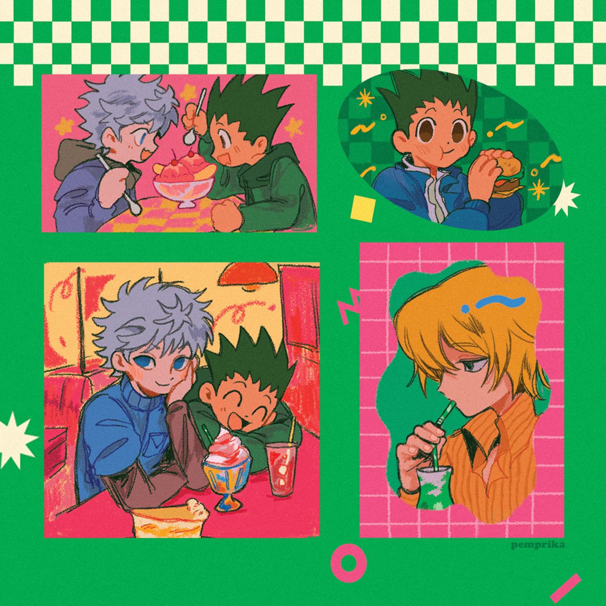 pemprika's tweet photo. hxh diner (1999) 🥞🍔🥤😋 https://t.co/Hqtu1eae60
