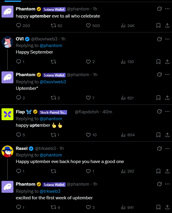 einsteincooks's tweet photo. All the big accounts are posting 'Uptember'

Needs to run???

https://t.co/6TiBnvwj7R https://t.co/xfzpJDtalE