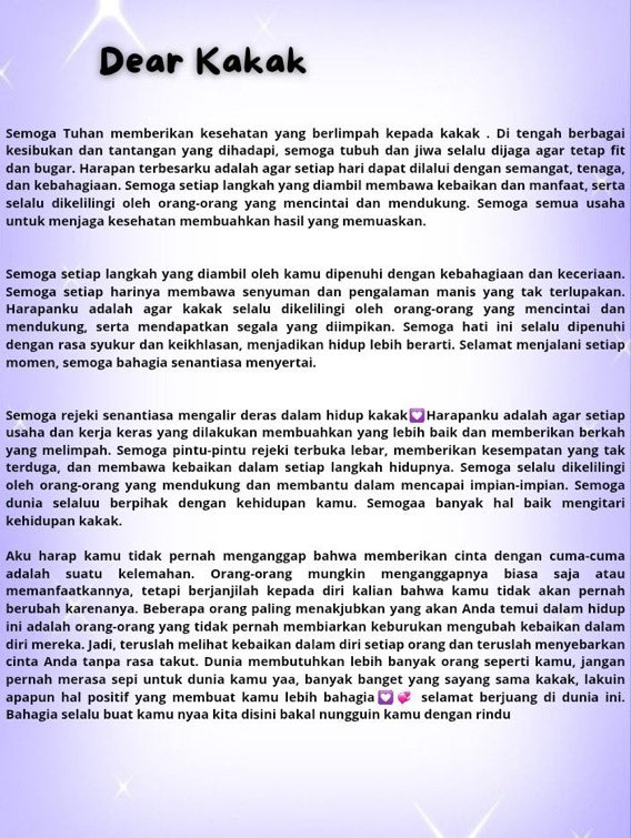 greacesahara's tweet photo. @dagum smoga sehat terus dan bahagiaa dalam hal apapun itu

semoga lara dihanyutkan oleh bena dan membawakan harsa yang selalu mengitari kehidupan kakak🌸🌷

semoga bisa menjadi gentari indah bagi banyak orang dan penyalur berkat bagi orang banyak juga aminn https://t.co/VgK1069A6v
