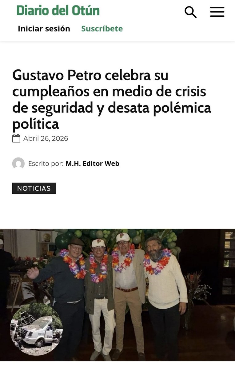 tillDallas's tweet photo. @patxperrx @Damnnniel Está hay, al borde del  cañón trabajando junto a gobernadores y alcaldes de los sitios afectados, estos mismo han exaltado su labor.

Además estás hablando de bloopers, que el gobierno Petro estuvo lleno de disparates y indolencia, ustedes no van a dar lecciones de nada.

Saludos https://t.co/78wkBq6BJQ