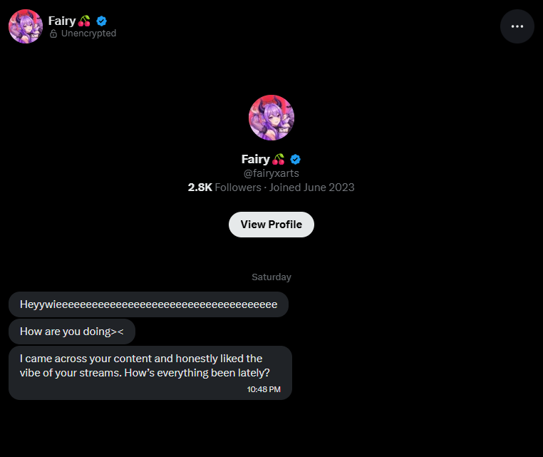 mythryxexe's tweet photo. Don't drop into my DM's with this energy. It's reading hot of GFX artist. I've made a statement before. Don't solicit services to me. I'm not interested, and when/if I do want to commission anyone, I will do my own research. https://t.co/1Sf7Z6UWhq