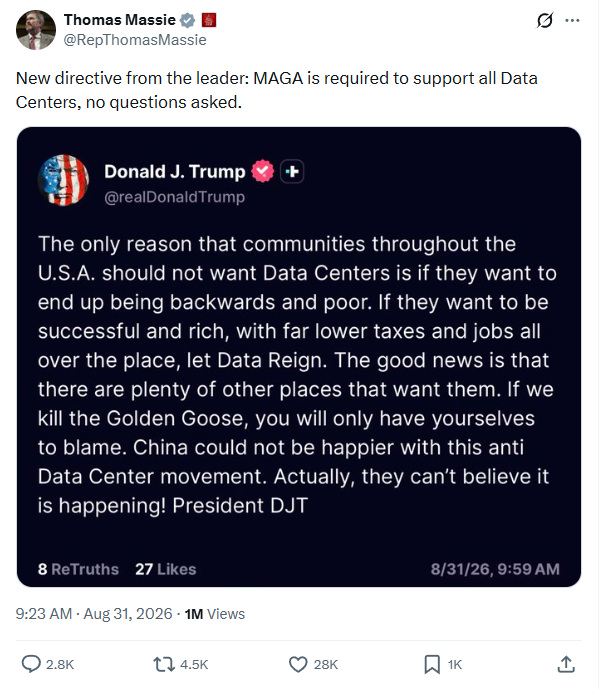 BookerLightman's tweet photo. For these people "libertarianism" is just oppositional defiant disorder directed at whoever's the leader of the GOP at the time. The issues don't matter. #copolitics https://t.co/fhYrFoxKyW