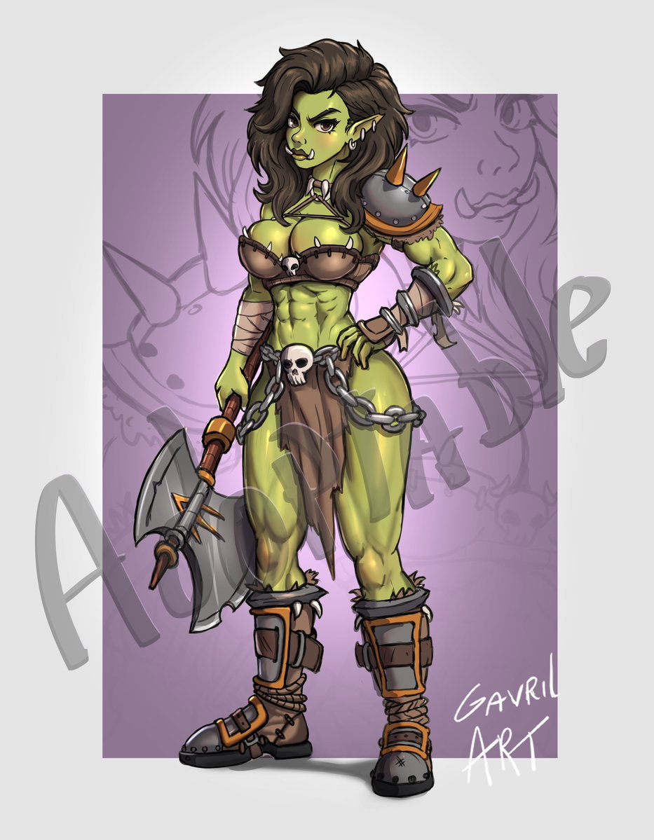 meitsmega's tweet photo. Sup guys, new character up for adoption. Fierce Orc Barbarian ready for battle!
🔗 Link / Details below 👇

#adoptable #adoptables #orc #characterdesign #originalcharacter #ocadopt #rpg #dndart #conceptart #fantasyart https://t.co/kSMJIAlmyI