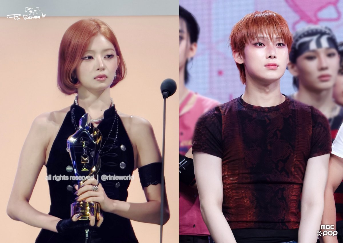 softsunrei's tweet photo. #REI &amp; #SUNOO currently have the same hair color🤎 https://t.co/hE2LkGrn4i