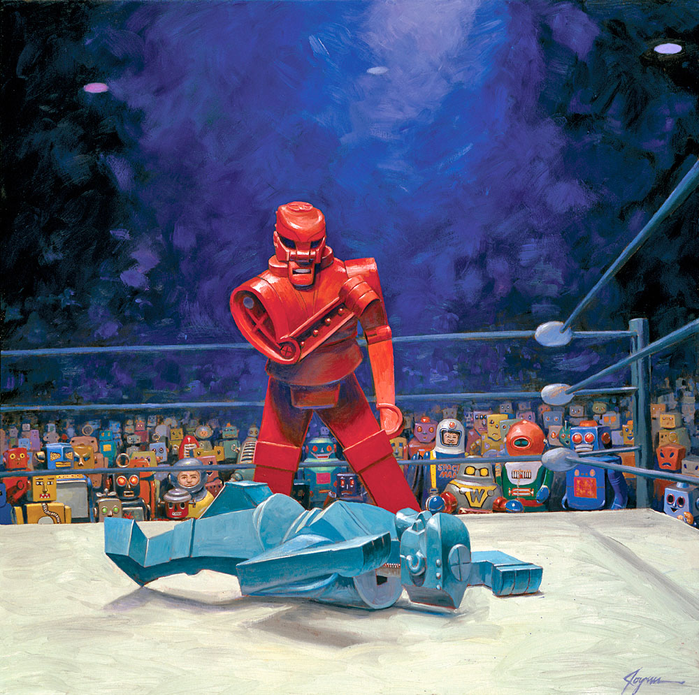 solisolsoli's tweet photo. Robot Smack Down — Eric Joyner https://t.co/p7RDXwpVUa