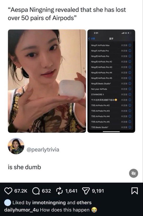 armaegeddon's tweet photo. one thing about ningning.. she neverr gaf https://t.co/ymZuCfUQh7