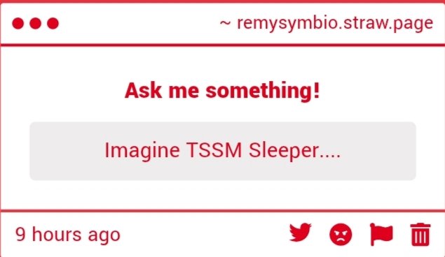 Remylovesleeper's tweet photo. I should give drawing that a try. Eddie from TSSM would love Sleeper I have no proof, but I also have no doubts. https://t.co/udYIw6Ws9J