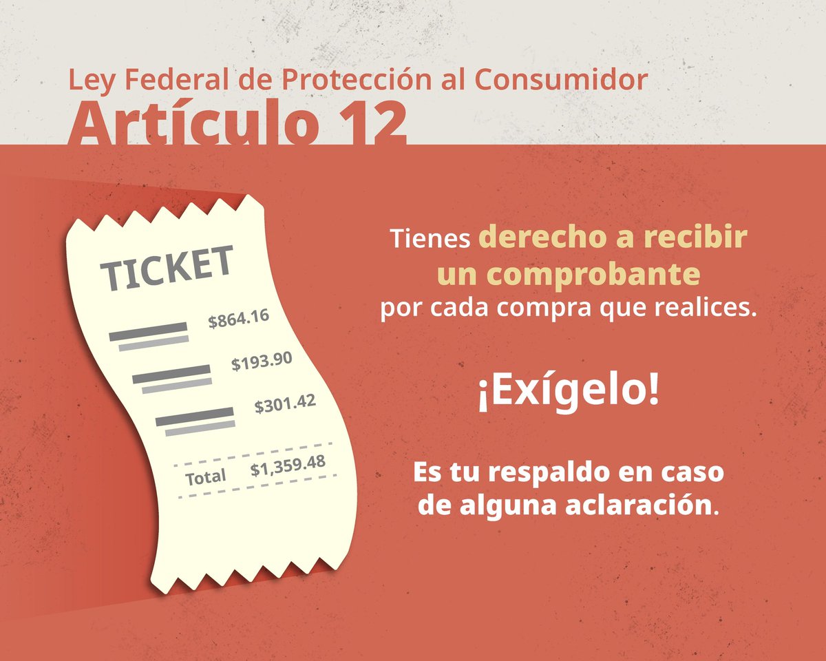 ivan_escalante's tweet photo. Recuerden que la ley establece que el proveedor tiene la obligación de entregarles factura, recibo o comprobante en cada transacción comercial. 📄✅

¡Revisen que los datos correspondan con lo adquirido! https://t.co/AXNn5dAhBm