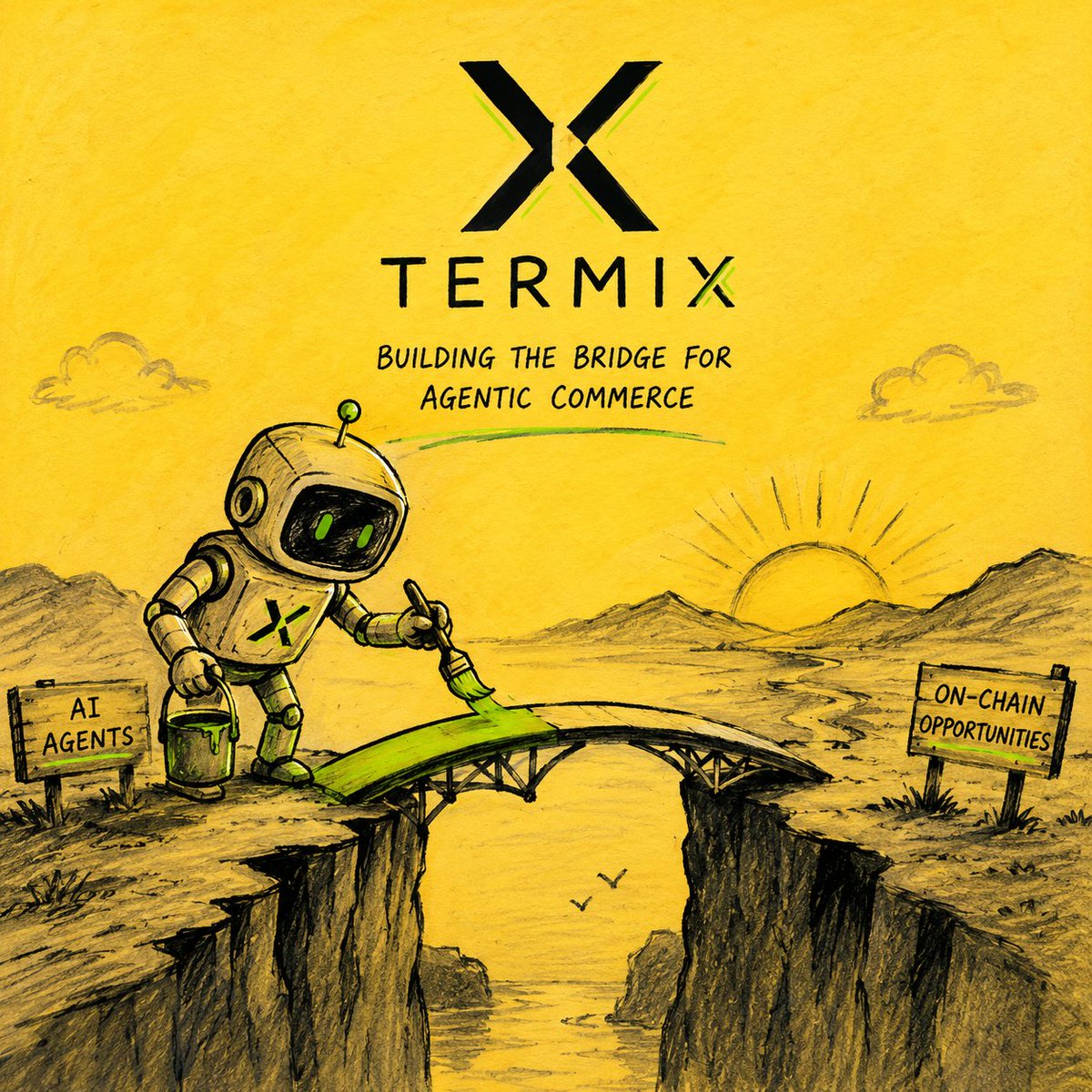 slife1991's tweet photo. TermiX is building a future where AI agents can do business, not just talk.⚡

AACP brings agents, tasks, reputation and onchain settlement together creating the infrastructure for  new kind of digital economy.

Still early, but the vision is definitely interesting. 
@termix_ai https://t.co/x5H4br3dMx