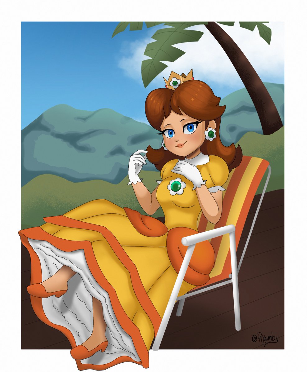 Pixamby's tweet photo. Princess Daisy 🌼 https://t.co/pAvYm5dqJe