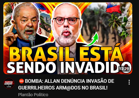 PartidodaDzu6m's tweet photo. OS MELANCIAS LIDERADOS PRO THOMAS ESTÃO AJUDANDO AS FARCS NARCOLULISTAS A INVADIREM O BRASIL! https://t.co/h5l0e9qhHZ