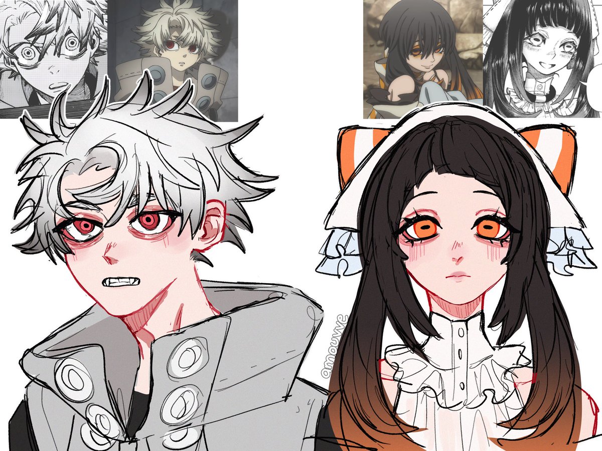 amouvve's tweet photo. canon designs and how i draw them https://t.co/iVV24XDY4l