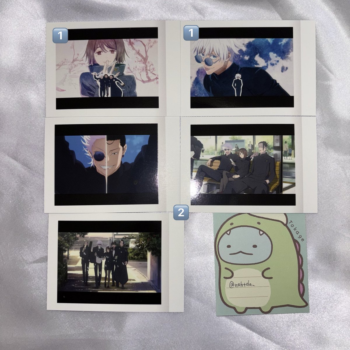 nshtda_'s tweet photo. @torihiki__1412 お世話になっております。追いリプ失礼いたします。
画像1枚目の左のものがお譲り先決まってしまったため、添付の画像でのお取引希望です。画像2枚目の2、3段目のうちそちらのお好きな組み合わせで2枚お譲りいただければと思います。
大変難しいとは思いますが、ご検討お願いいたします。 https://t.co/PL3HshlTMP