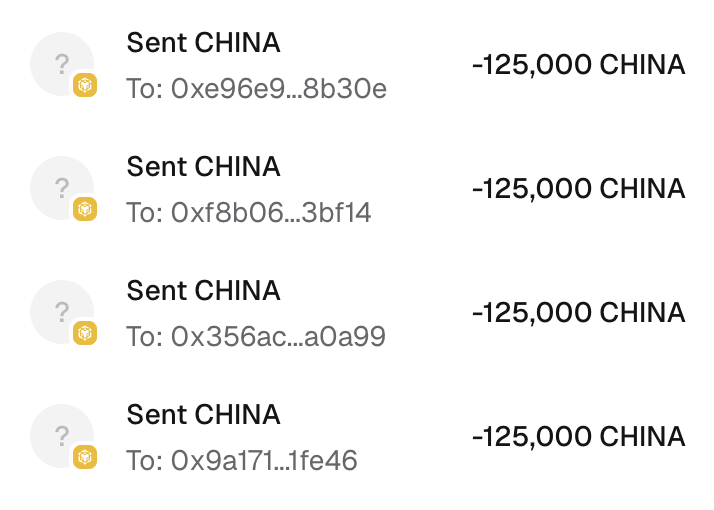 ChinaXbnb's tweet photo. 我们需要 750 个 #BNB 地址用于 #CHINA 空投 🎁

🔔 关注我们 + @SmolBullsX 并开启通知
♻️ 转发并点赞置顶推文 
👇 留下 #BNB 地址并转发

每个钱包可获得 125,000 #CHINA 🔴 https://t.co/65ilEBGSNF