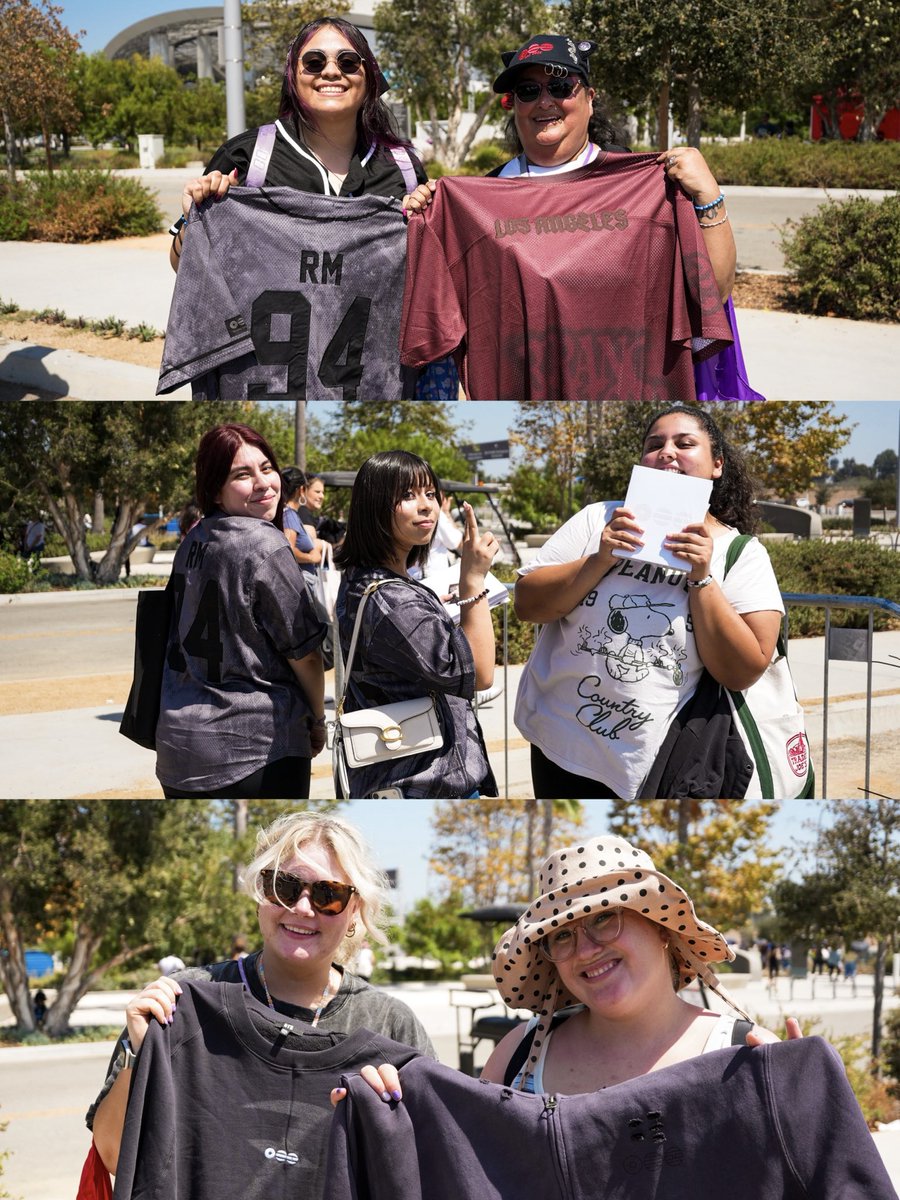 SoFiStadium's tweet photo. ARMY is gearing up for BTS WORLD TOUR ‘ARIRANG’ IN LOS ANGELES 🛍️

#방탄소년단 #BTS #BTS_WORLDTOUR #BTS_WORLDTOUR_LOSANGELES #BTS_WORLDTOUR_NA https://t.co/ZrlmONnET3