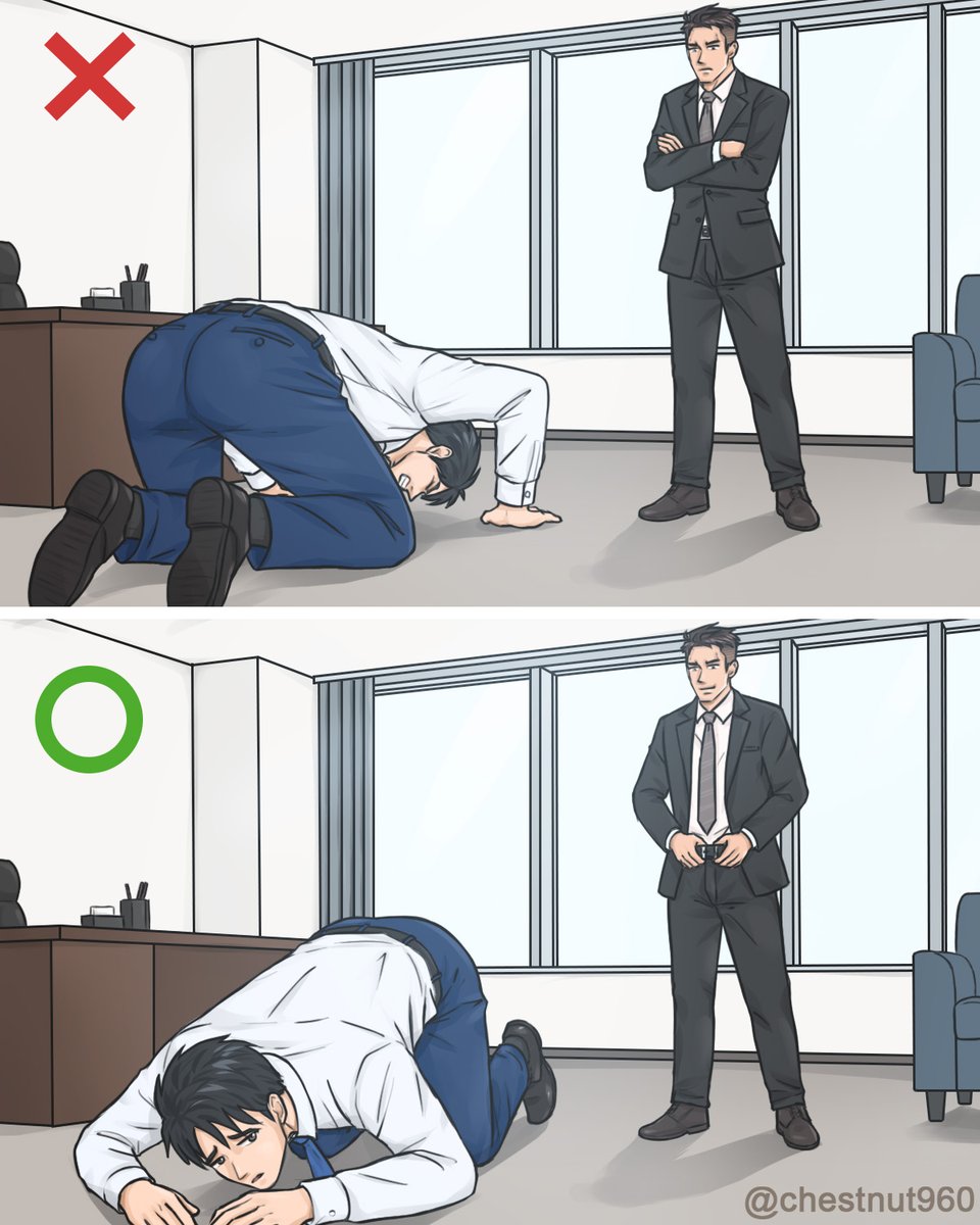 chestnut960's tweet photo. The most "sincere" way to apologize (? https://t.co/UFefJAifXT