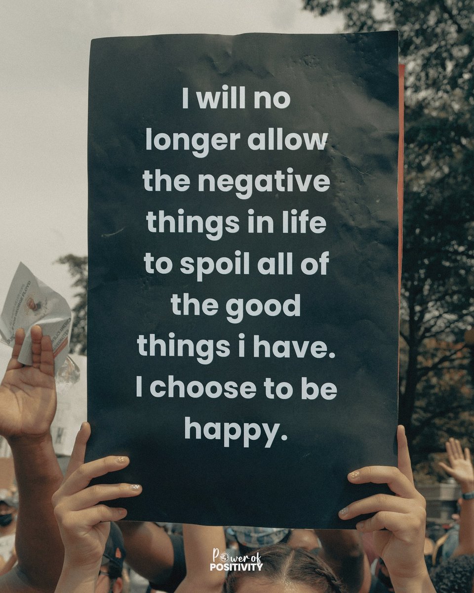 LIVEpositivity's tweet photo. I choose to be happy. 😊🌈 https://t.co/vJys2Oij7X