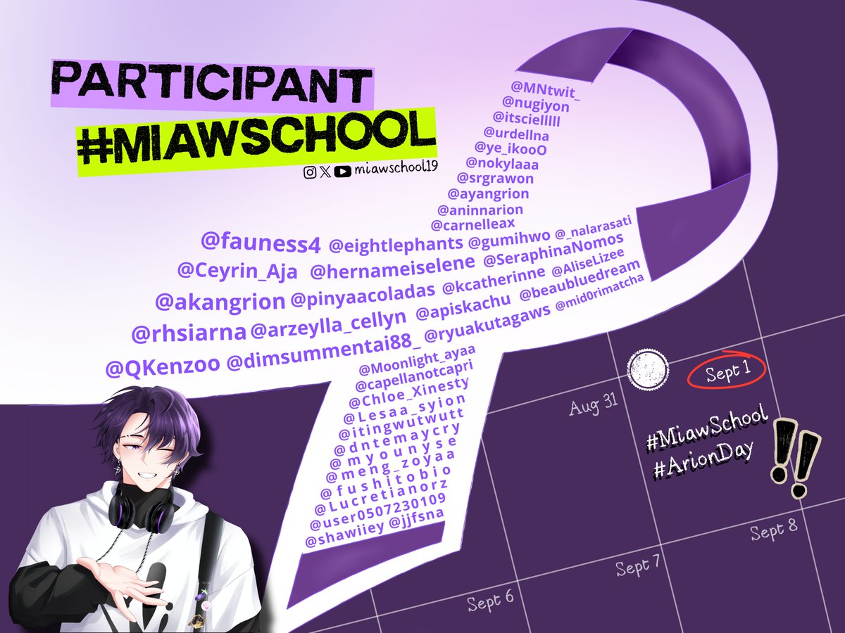 Miawschool19's tweet photo. Meet some of the amazing participants behind this project! 💜
Their stories, perspectives, and participation are what make this journey meaningful! 💜 #MiawSchool https://t.co/aMuLZs0YID