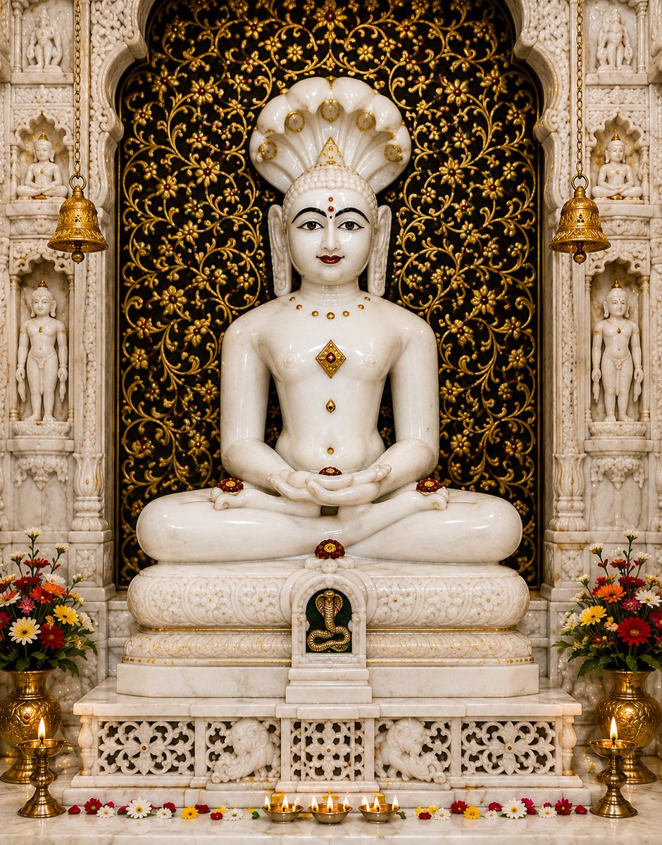 JainGoldnMandir's tweet photo. 🌟 आज तिथि पांचम (5) है 🌟
🙏आज के मंगल दर्शन 🔔🔔

🙏श्री कल्पद्रुम पार्श्वनाथ भगवान💖
🛕श्री कल्पद्रुम पार्श्वनाथ जैन देरासर🙏
📍घिया मंडी, चौक बजार,मथुरा,
🔰एक अत्यंत प्राचीन और चमत्कारी जैन तीर्थ है।
🇮🇳 उत्तरप्रदेश प्रदेश
☎️: 0562-2503356, 06397583005

🌸 प्रातःकालीन वंदना 🌸 https://t.co/aYxw6Ou8S6