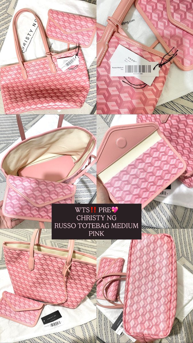 parkjhaniyya's tweet photo. morninnn guysss‼️ aku mau PL totebag Crhisty NG Russo Medium PINK “475k”
boleh negooo dikittt yahhh, minta via wa akuuu beb #preloved #totebag https://t.co/wAogZ9saBK