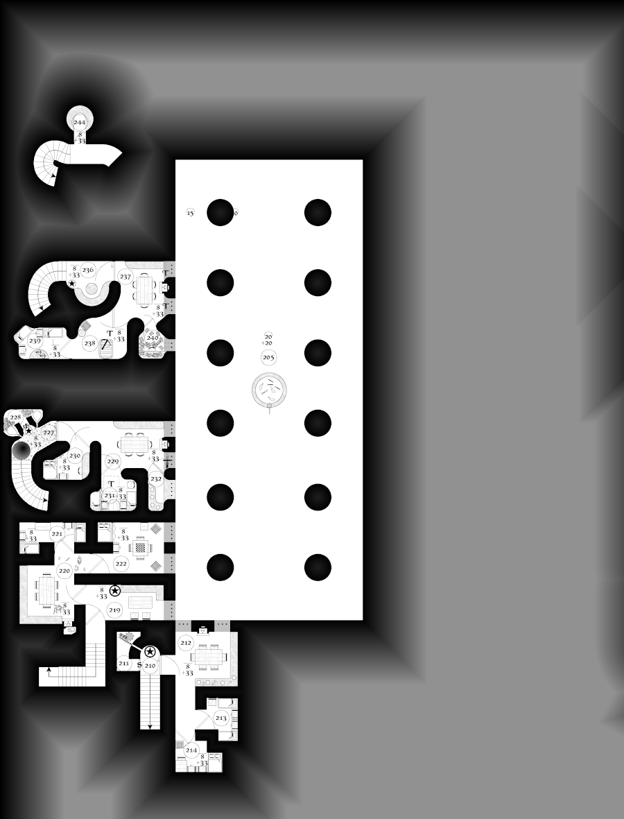ZathrasAdventur's tweet photo. #dungeon26 #Day244 Three spears hang loosely out of holes in the wall at the entrance to the room. Inside, the still air hangs over an empty shelf and desk holding undisturbed dust. A few trampled papers lie on the floor under a thick layer of dust. https://t.co/e1eJGpYjun https://t.co/SG6bD2ndFa