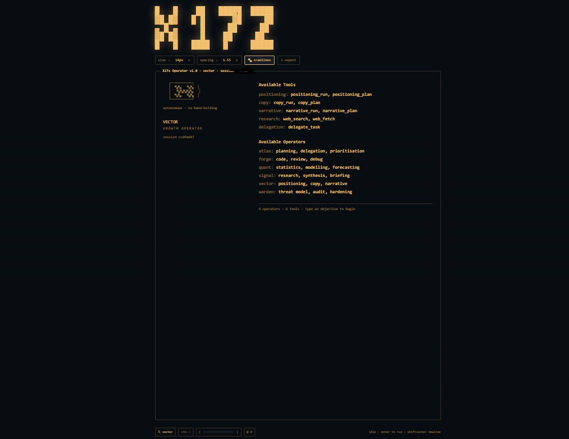 X17zFDN's tweet photo. This is where it gets interesting.

X17z operators are moving beyond chat and into actual execution.

Plan. Delegate. Research. Code. Analyze. Execute.

The terminal is becoming an operating layer for autonomous software.

$x17z https://t.co/f42bNuT0Nj