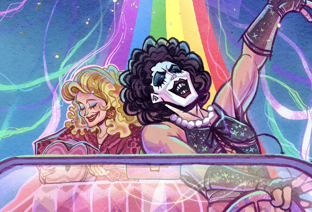 jessiecapigbara's tweet photo. Divas just went on their Cosmo tour💧
🕯️ 

#DollyParton #TimCurry #RockyHorrorPictureShow #illustration‌‌ https://t.co/OKB3ZDcdHp