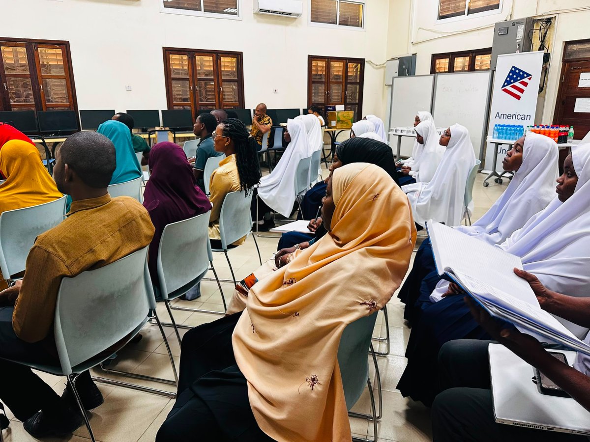 usembassytz's tweet photo. What happens when science meets cinema?  

At American Corner Unguja, an American Film Showcase screening of Jurassic Park prompted a lively conversation led by Zanzibar-based scientist Daniel Joshua about microbiology, biotechnology, and the ethics of scientific innovation.   

Films like Jurassic Park show the power of American storytelling to spark curiosity, expand our sense of what is possible, and inspire the scientists and innovators of tomorrow.