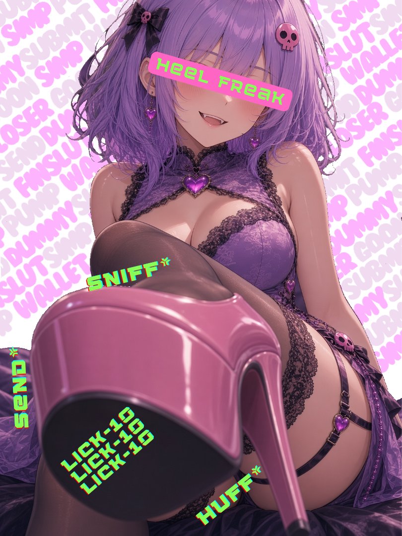 SpoilYumeko's tweet photo. heel freak.
you already know what to do with this.
sniff.
lick.
send. https://t.co/9Yzgc0BJe3