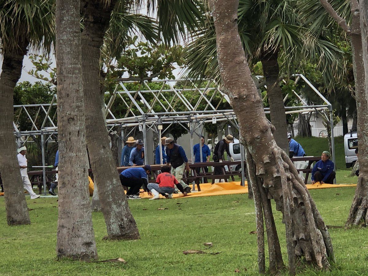 sumabeach_'s tweet photo. 台風さんたくやから毎回テント外すの大変。
お疲れ様デス<(_ _)> https://t.co/xPRFv6KX1m