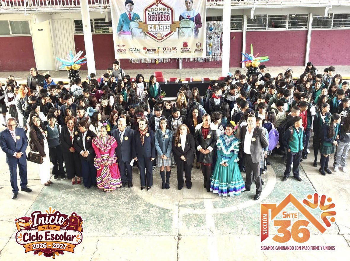 Seccion36Ofic's tweet photo. 🟠 Con la Representación de nuestra Secretaria General en la Sección 36, Mtra. Mónica Miriam Granillo Velazco, compañeros de la Directiva Seccional y Coordinadoras y Coordinadores Sindicales acudieron a las escuelas para acompañar el inicio del Ciclo Escolar 2026-2027. https://t.co/b5zKAF7llS