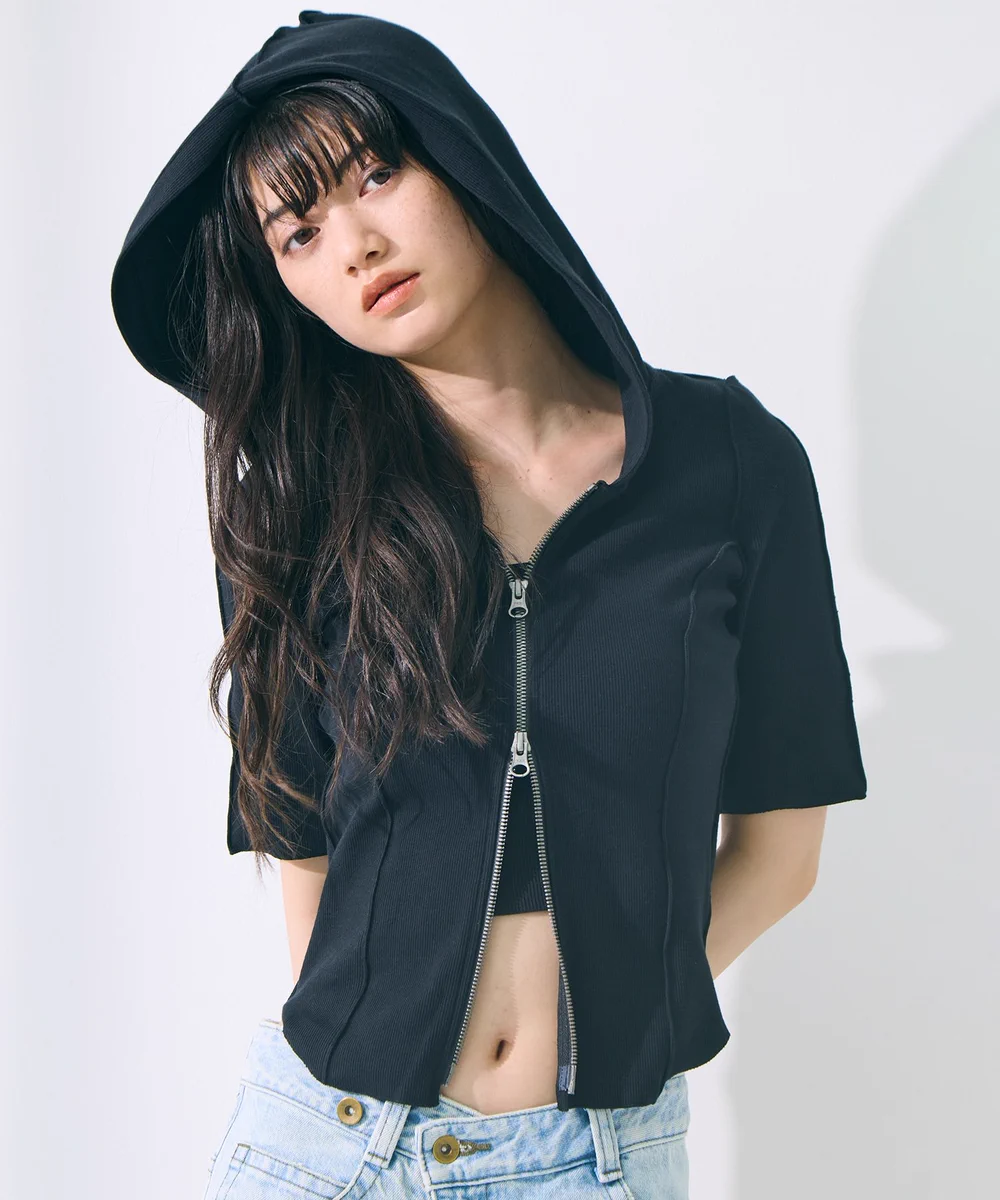 トップス   zip up top hoodie STUDIOUS on X: 