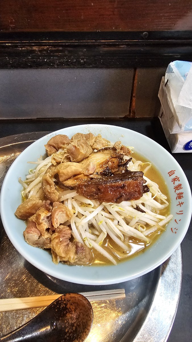 kyy_kn's tweet photo. 本日のラーメン　二日町　キリンジ
カスラーメンコッテリ
ごちそうさまでした！ https://t.co/5q68j14z04