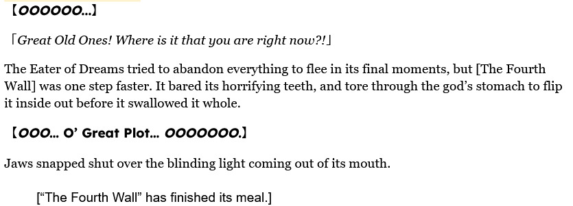 tsukithewriter's tweet photo. #ORVReTL Missed by the MTL was the Eater of Dreams calling out for the Secretive Plotter upon death https://t.co/tD6S9gNMqI