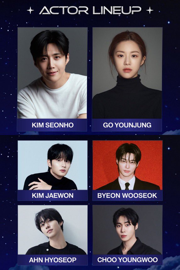 infodrakor_id's tweet photo. Lineup aktor aktris yang hadir di Asia Artist Awards 2026 yang digelar selama dua hari pada 5–6 Desember 2026 di Kaohsiung National Stadium, Taiwan

Kim SeonHo, Go Youn Jung, Kim JaeWon, Byeon WooSeok, Ahn HyoSeop, Choo YoungWoo, Kim YooJung, Moon SangMin, Yoon KyungHo, Lee DaHee, Heo NamJun, Kim HyeYoon, Dahyun, Jang DaAh, Hyeri, Park JiHoon, Bae JongOk, Lee SangYi, Lee JongWon, Lee HongNae, Kim Soohyun, Michieda Shunsuke, Park JiHwan, Eum MoonSeok, Heo SungTae

https://t.co/M04ew55vHI