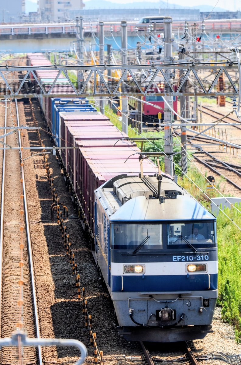 amashu33's tweet photo. 2026/9/1
✡本日の貨物2075レ
❊EF210-310(代走)
👉️当地を5時間以上遅れて10:52に通過しました。
📸山陽本線✽網干→竜野 https://t.co/600DOUBh0j